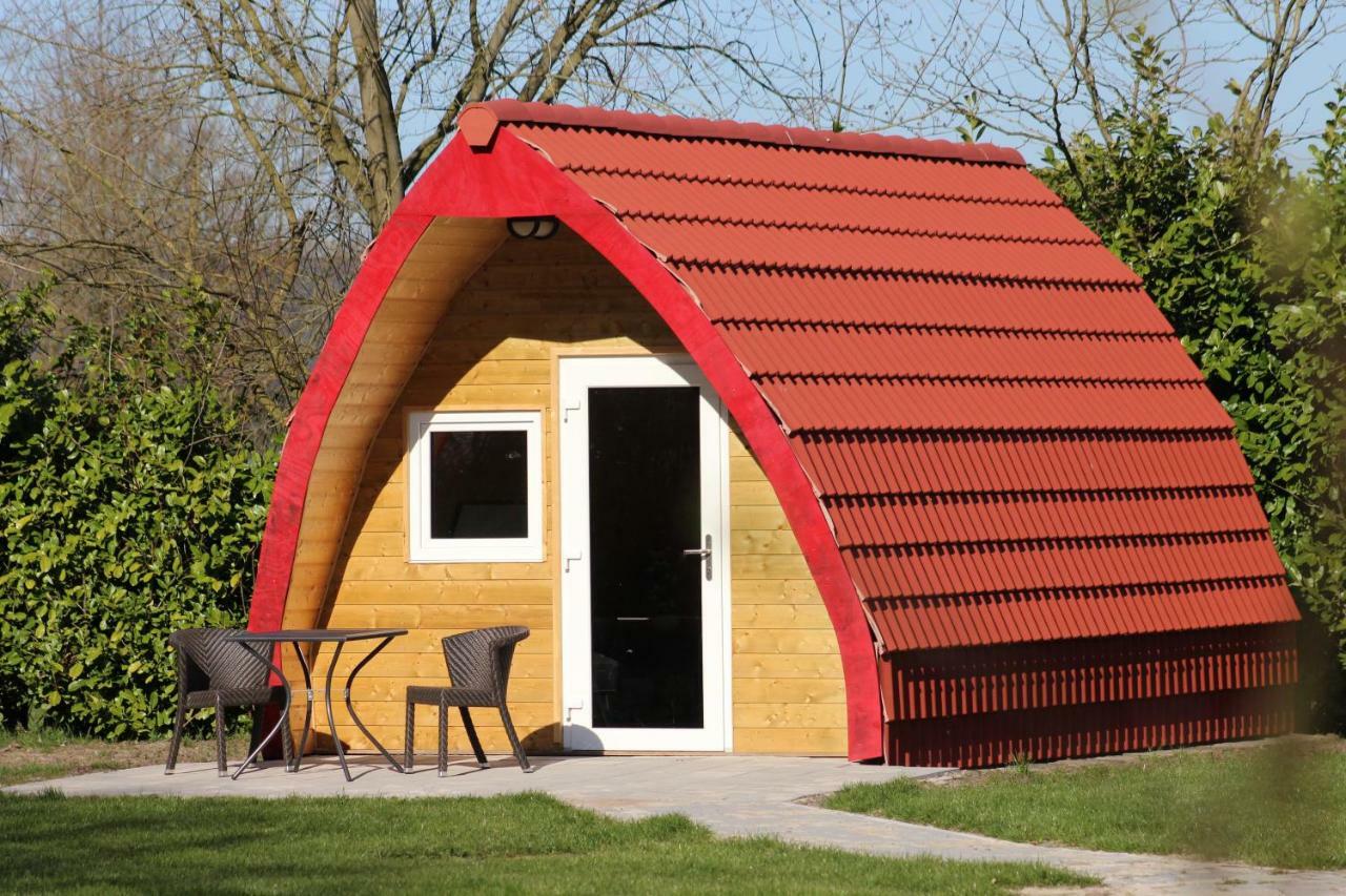 Luxe Eco Pod Op Camping De Stal Drijber Luaran gambar